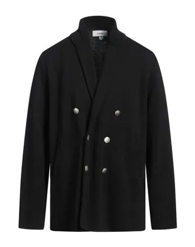 Lardini Man Blazer Black Size Xxl Wool, Alpaca Wool, Polyamide