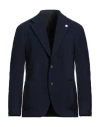 Lardini Man Blazer Blue Size 40 Wool, Polyamide