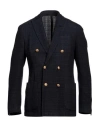 Lardini Man Blazer Blue Size 36 Wool, Silk