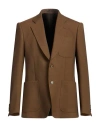 Lardini Man Blazer Brown Size 42 Wool, Polyester, Elastane