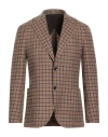 Lardini Man Blazer Camel Size 42 Wool In Sand