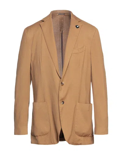 Lardini Suit Jackets In Beige