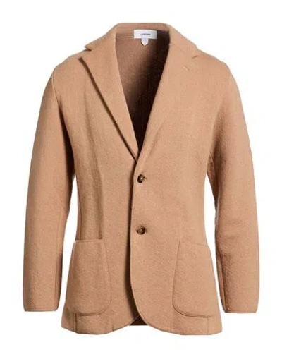 Lardini Man Blazer Camel Size Xl Cashmere In Neutral