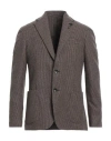 Lardini Man Blazer Dark Brown Size 38 Wool, Cashmere, Polyester