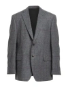 Lardini Man Blazer Deep Teal Size 50 Wool In Gray