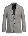 Lardini Man Blazer Green Size 44 Linen, Wool In Green