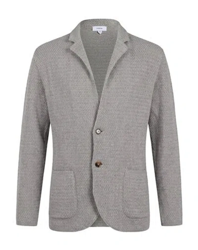Lardini Man Blazer Grey Size M Cashmere In Gray
