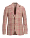 Lardini Man Blazer Khaki Size 40 Wool, Polyester In Beige