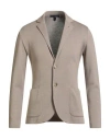 Lardini Man Blazer Khaki Size M Wool, Silk, Cashmere In Neutral