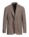 Lardini Man Blazer Light Brown Size 46 Alpaca Wool, Wool, Polyester In Brown