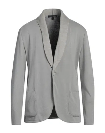 Lardini Man Blazer Light Grey Size Xl Cotton, Linen In Gray