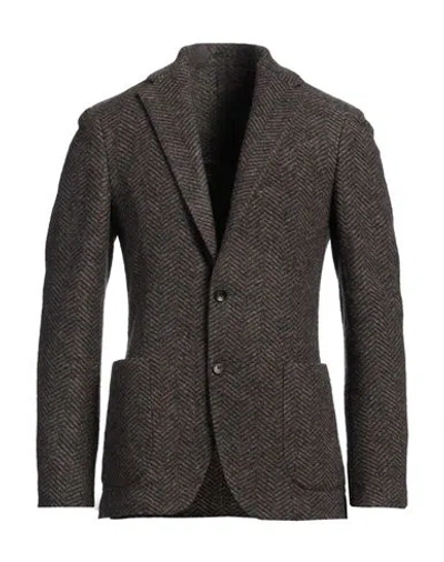 Lardini Man Blazer Midnight Blue Size 38 Wool, Acrylic