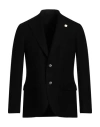 Lardini Man Blazer Midnight Blue Size 42 Wool In Blue