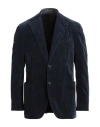 Lardini Man Blazer Midnight Blue Size 46 Cotton, Elastane