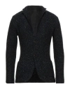Lardini Man Blazer Midnight Blue Size Xxl Synthetic Fibers, Wool, Alpaca Wool, Silk In Blue