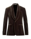 Lardini Man Blazer Military Green Size 44 Polyester, Elastane