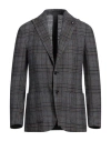 Lardini Man Blazer Navy Size 38 Linen, Silk, Wool