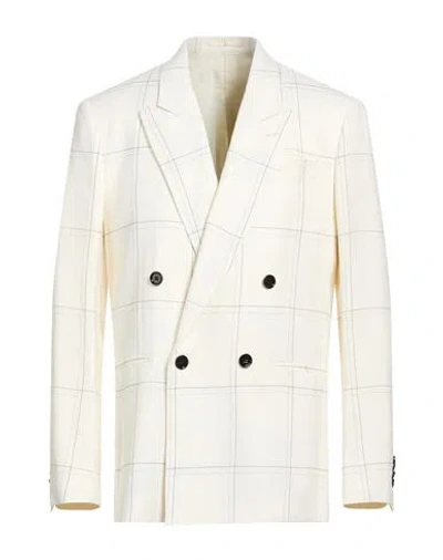 Lardini Man Blazer Off White Size 42 Viscose