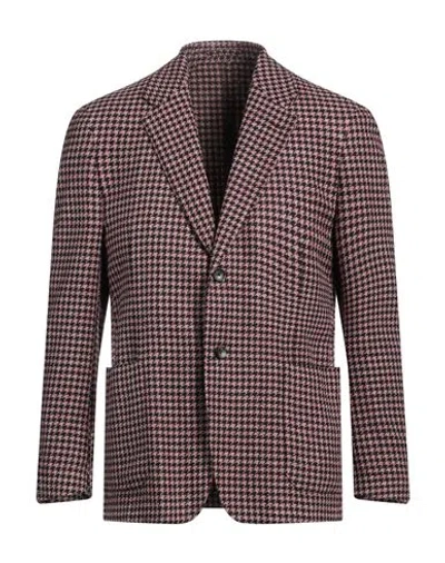 Lardini Man Blazer Pink Size 40 Wool, Cotton, Polyamide