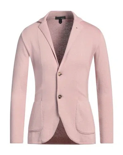 Lardini Man Blazer Pink Size Xs Wool, Silk, Cashmere