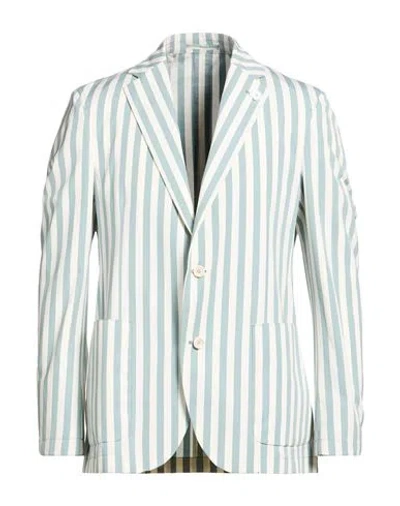 Lardini Man Blazer Sage Green Size S Cotton