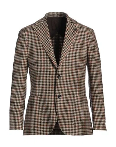 Lardini Man Blazer Sand Size 46 Virgin Wool, Cashmere
