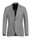 Lardini Man Blazer White Size 44 Wool, Linen, Silk In White