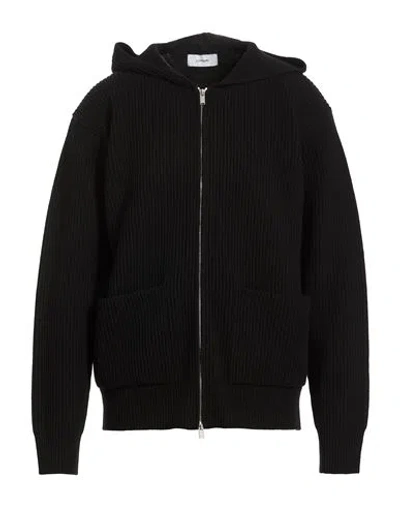 Lardini Man Cardigan Black Size Xl Virgin Wool, Cashmere