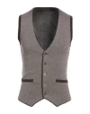 Lardini Man Cardigan Chocolate Brown Size 36 Wool