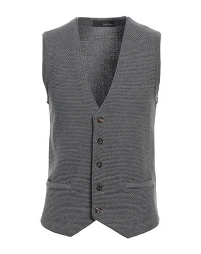 Lardini Man Cardigan Grey Size 40 Wool