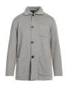 Lardini Man Cardigan Grey Size M Cotton In Gray