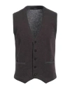 Lardini Man Cardigan Lead Size 40 Wool In Brown