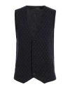 Lardini Man Cardigan Midnight Blue Size 40 Wool
