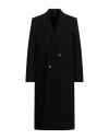 Lardini Man Coat Black Size 36 Wool, Polyamide In Multi
