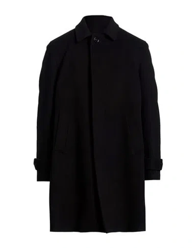 Lardini Man Coat Black Size 44 Virgin Wool