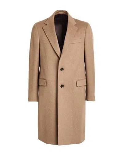 Lardini Man Coat Brown Size 40 Virgin Wool