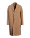 Lardini Man Coat Camel Size 42 Wool, Cashmere In Beige