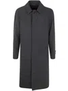 Lardini Classic Wool Blend Overcoat For Men In Multi