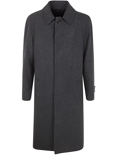 Lardini Man Coat Clothing In Grey