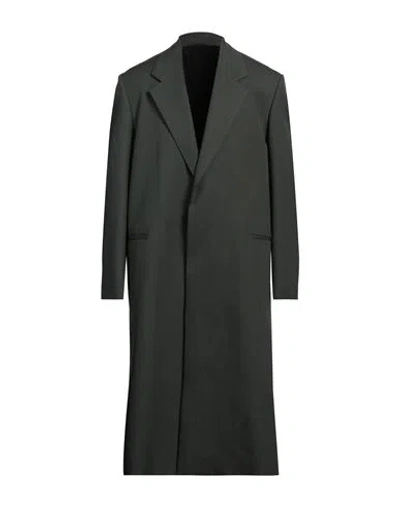 Lardini Man Coat Dark Green Size 42 Wool