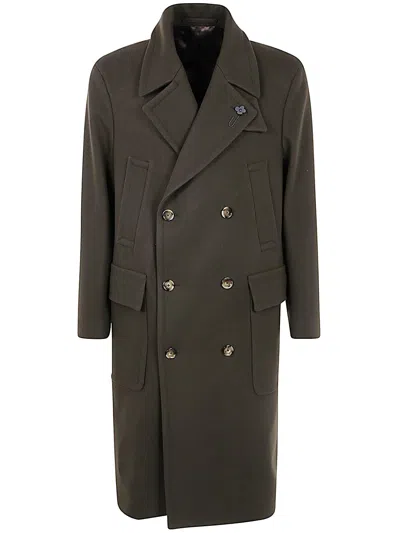 Lardini Man Coat In Green