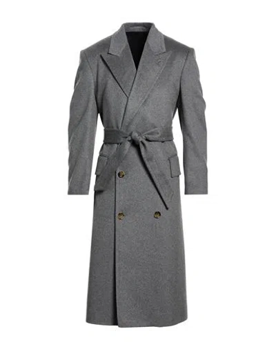 Lardini Man Coat Grey Size 34 Cashmere In White