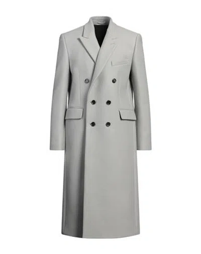 Lardini Man Coat Light Grey Size 42 Wool, Polyamide
