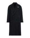 Lardini Man Coat Midnight Blue Size 42 Wool In Black