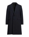 Lardini Man Coat Midnight Blue Size 42 Wool, Cotton, Viscose, Polyamide, Elastane In Blue