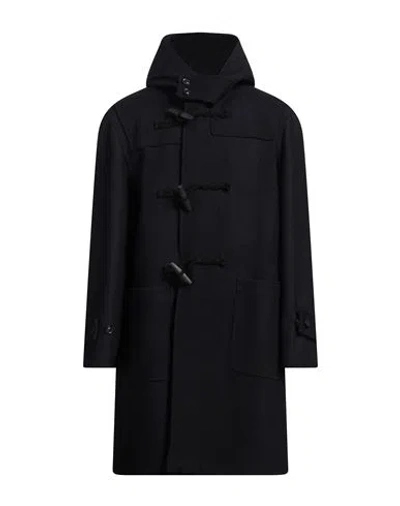 Lardini Man Coat Navy Size 44 Wool, Cotton, Polyurethane, Elastane