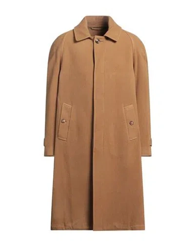Lardini Man Coat Sand Size 40 Cashmere In Beige