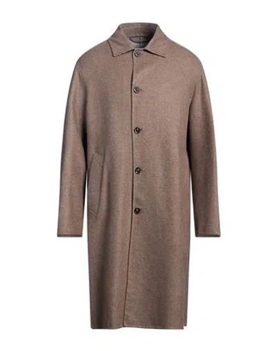 Lardini Man Coat Taupe Size 42 Wool, Silk, Cashmere In Gray