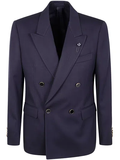 Lardini Man Feeling Jacket In Blue