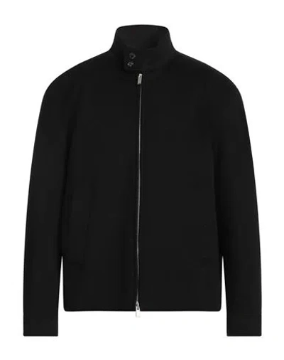 Lardini Man Jacket Black Size 40 Wool